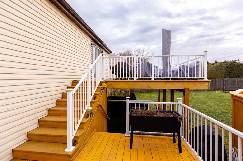 181 Partridge Run Road Gibsonia, PA 15044 - Photo 32 of 34 a view of a balcony with wooden floor and outdoor seating