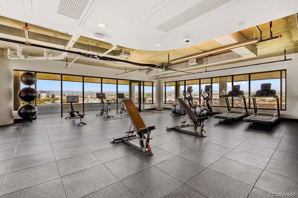 3520 Chestnut Place, Unit PH1201 Denver, CO 80216 - Photo 35 of 44 a view of gym