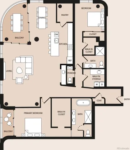 $10,270 | 3520 Chestnut Place, Unit PH1201, Denver, CO 80216