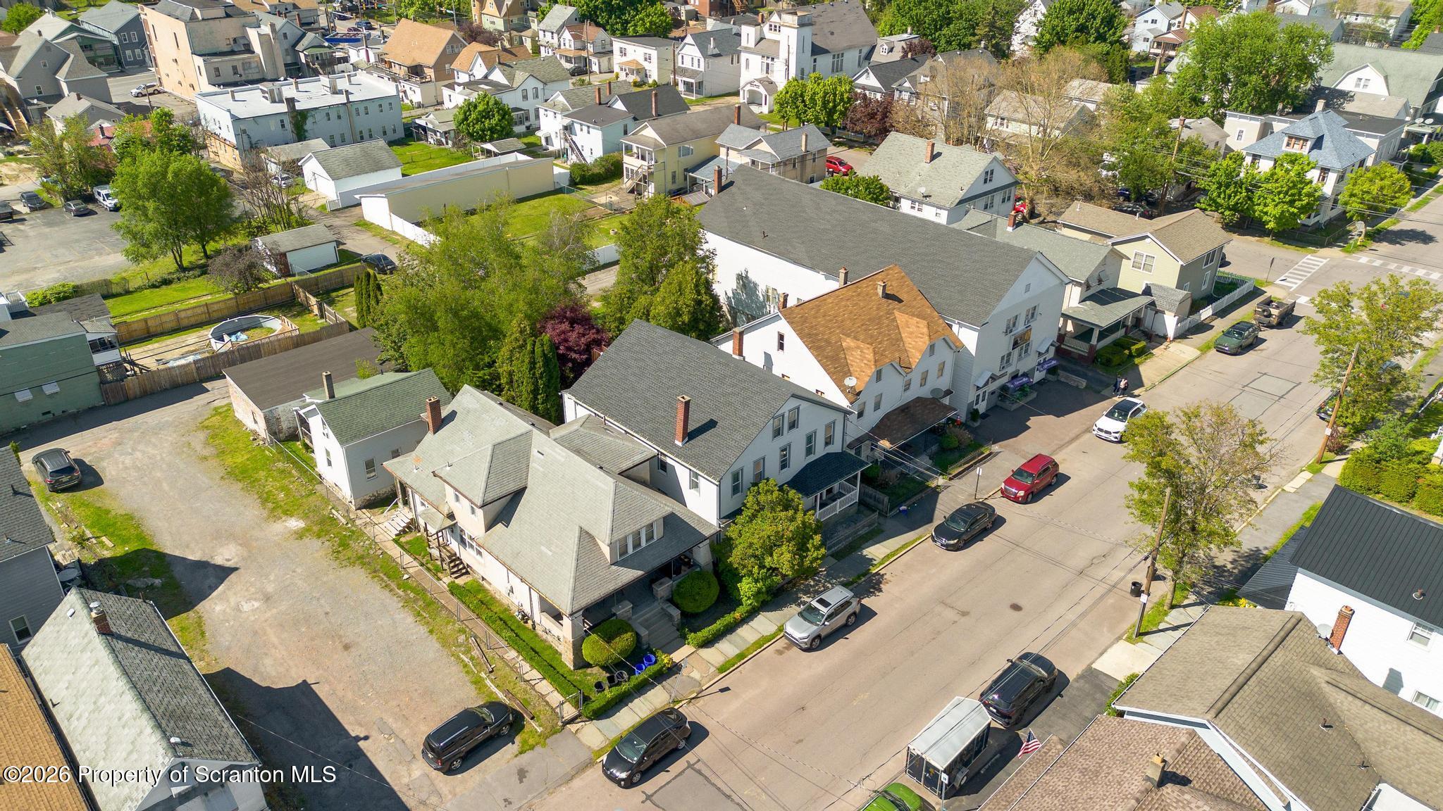 518 Prospect Avenue Scranton, PA 18505 - Photo 9 of 59 an aerial view of residential houses with outdoor space