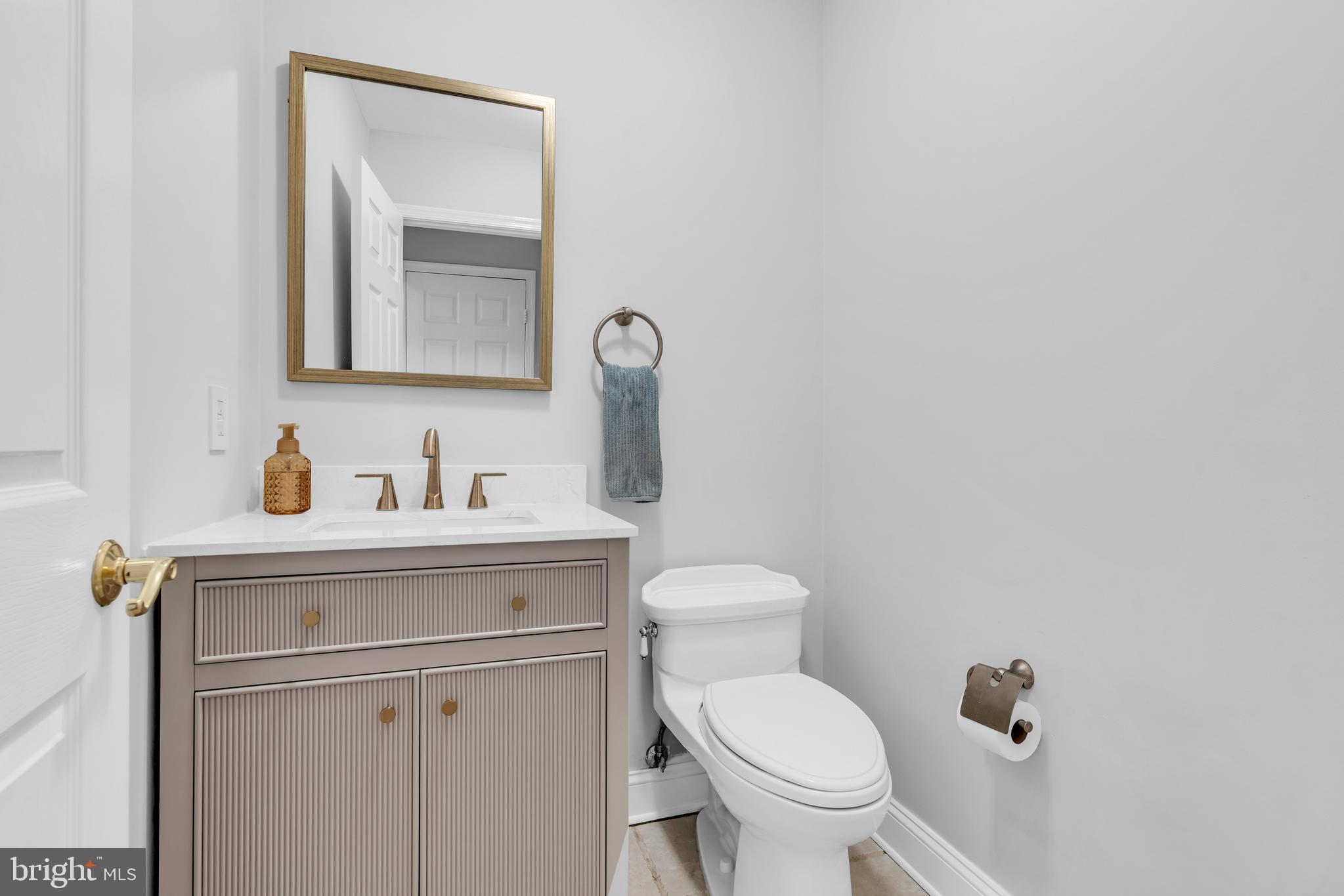 10 Reed Drive North Princeton Junction, NJ 08550 - Photo 16 of 55 Powder room-new vanity and mirror
