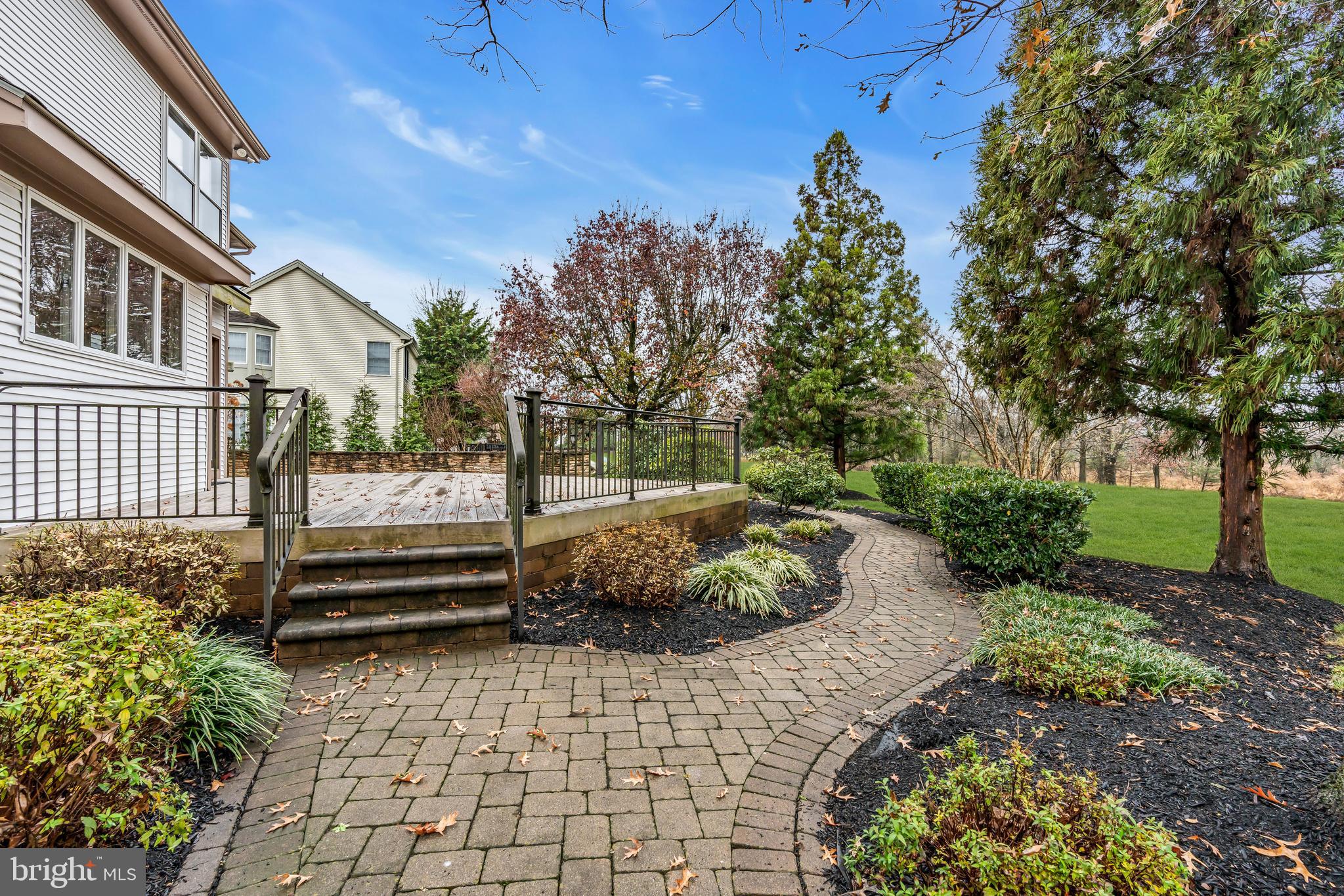 10 Reed Drive North Princeton Junction, NJ 08550 - Photo 50 of 55 Exterior back with paved walkway