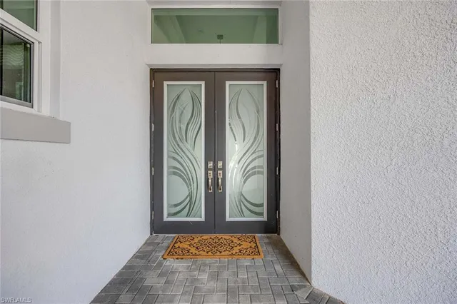 a door with a door