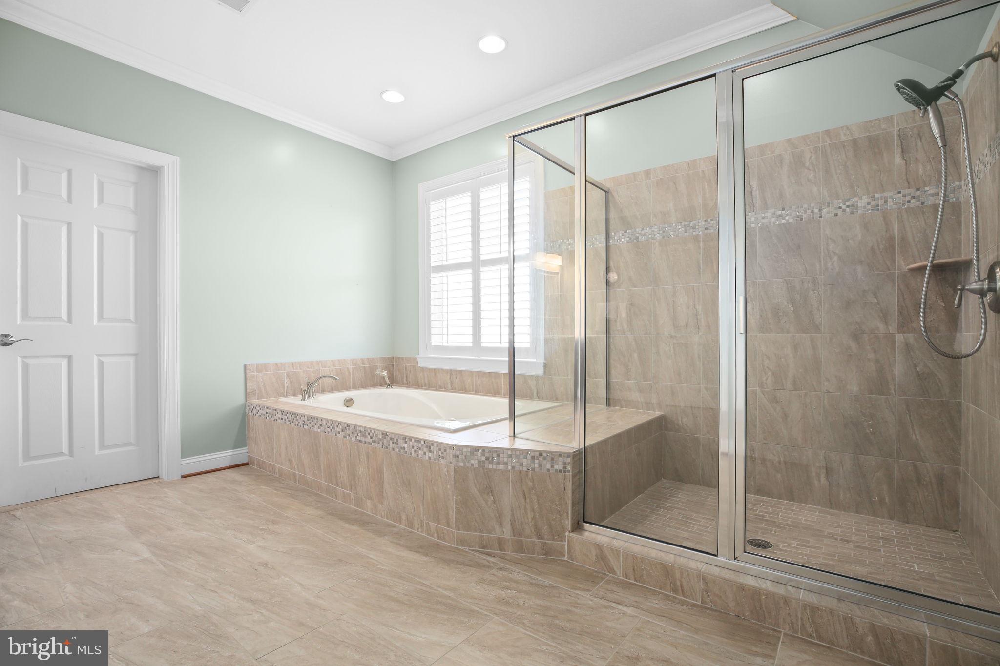 9910 Agnes Lane Spotsylvania, VA 22553 - Photo 43 of 106 a spacious bathroom with a bathtub and a shower