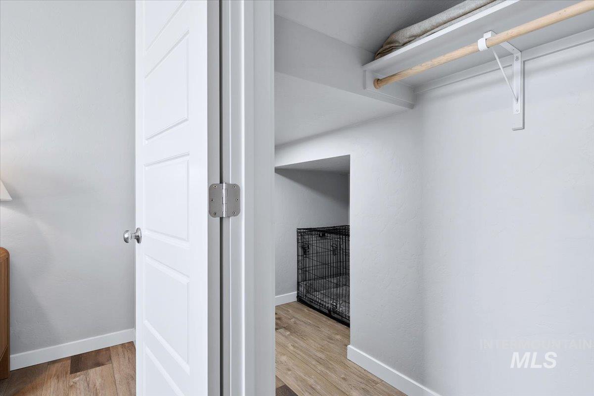 4215 North Pindus Avenue Meridian, ID 83646 - Photo 17 of 46 Walk-in under-stair closet in 4th bedroom or office/flex room on main floor