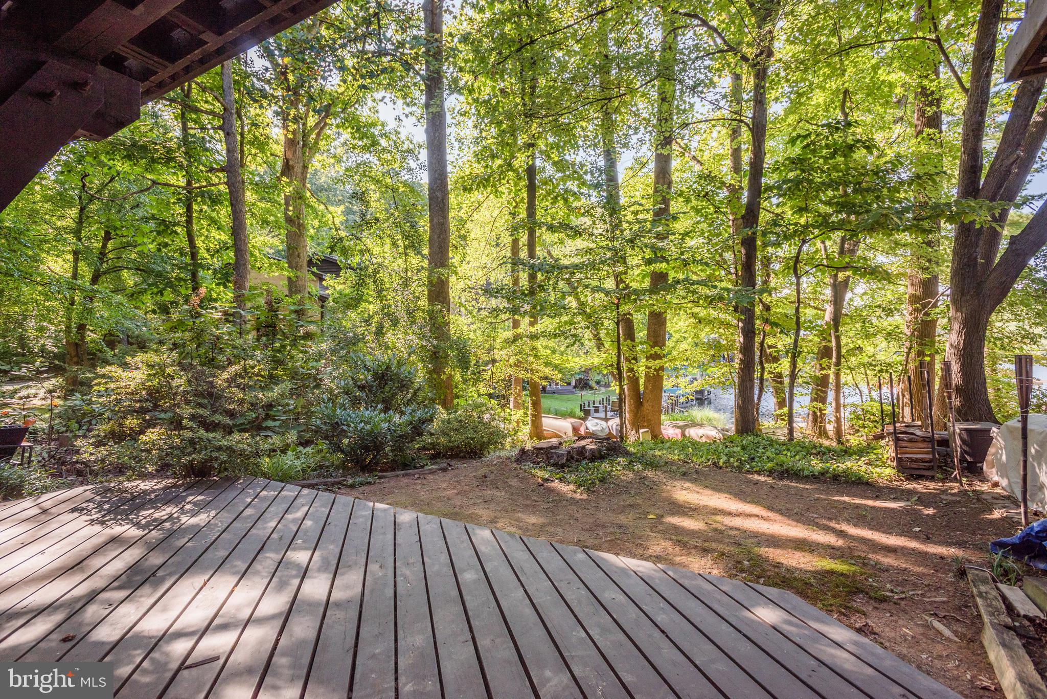 2025 Lakebreeze Way Reston, VA 20191 - Photo 41 of 48 a view of a backyard with wooden floor and large trees