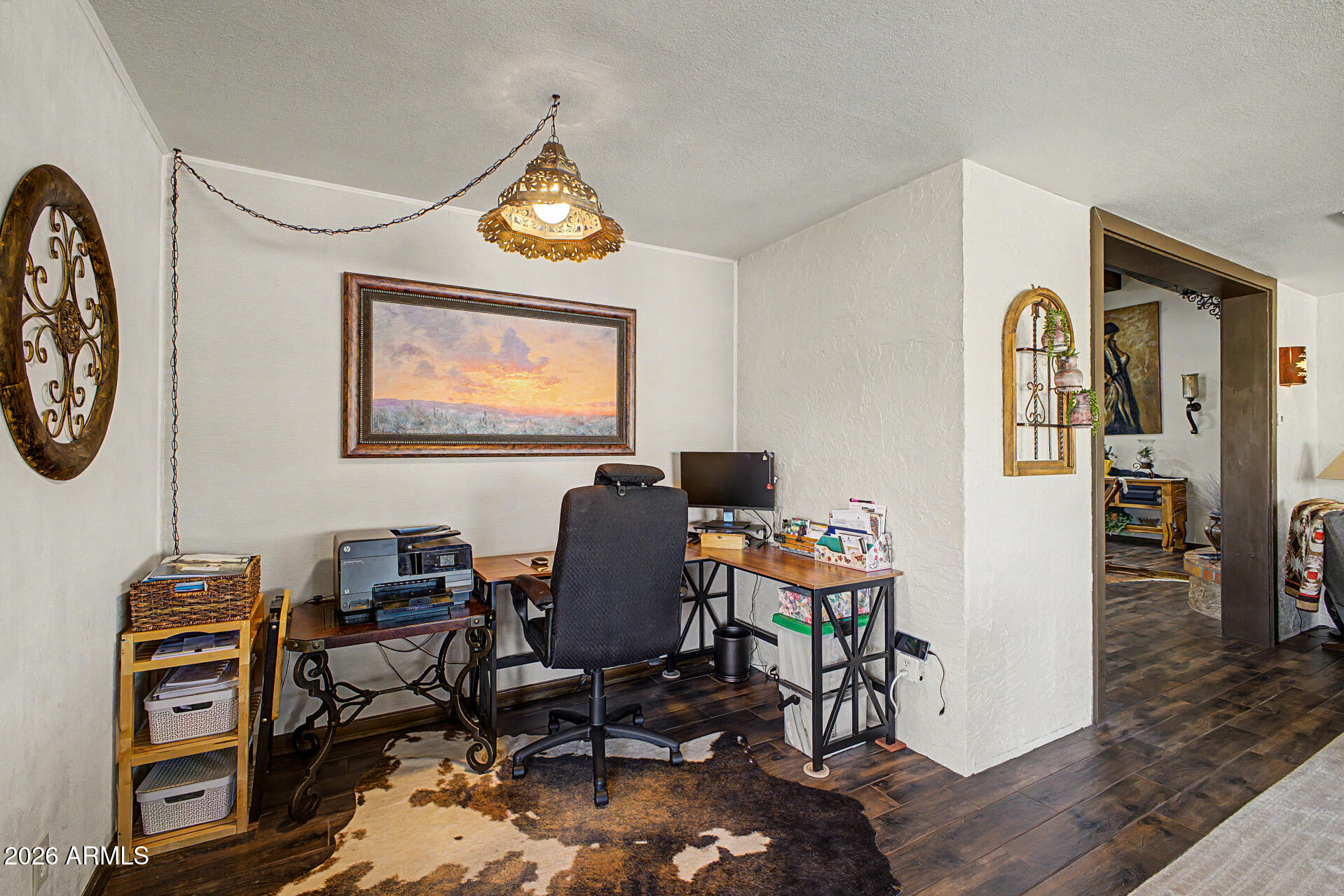 18722 East Rio Lane Rio Verde, AZ 85263 - Photo 12 of 55 a view of a workspace with furniture and a window