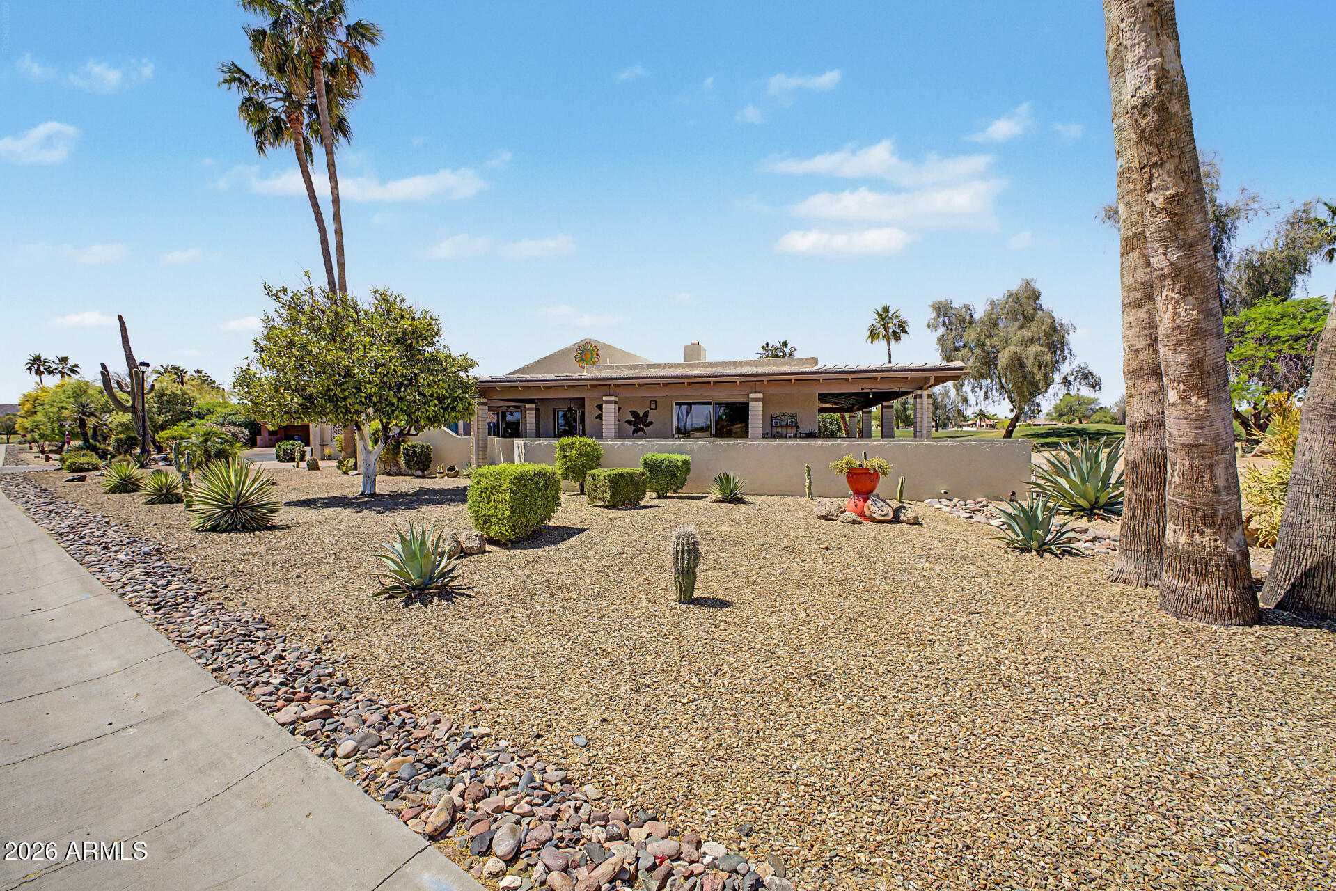18722 East Rio Lane Rio Verde, AZ 85263 - Photo 2 of 55 a view of a house with a snow in the yard