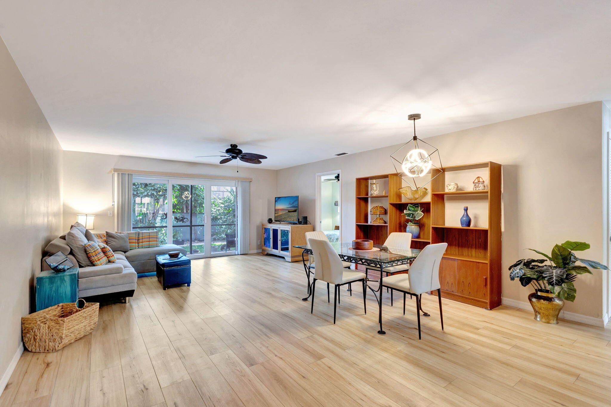 Open Concept Living and Dining Area