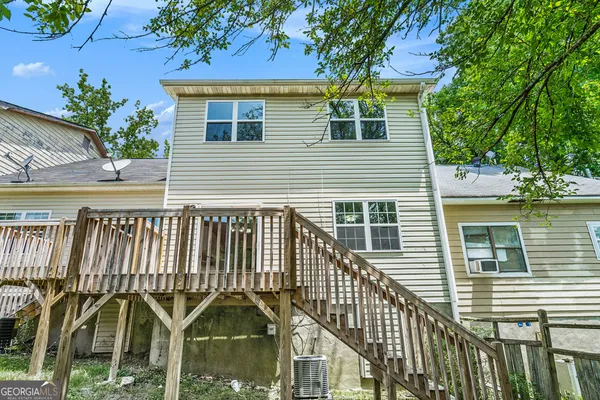 a front view of a house with balcony