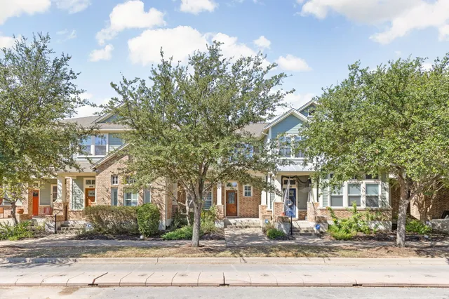 a front view of a building