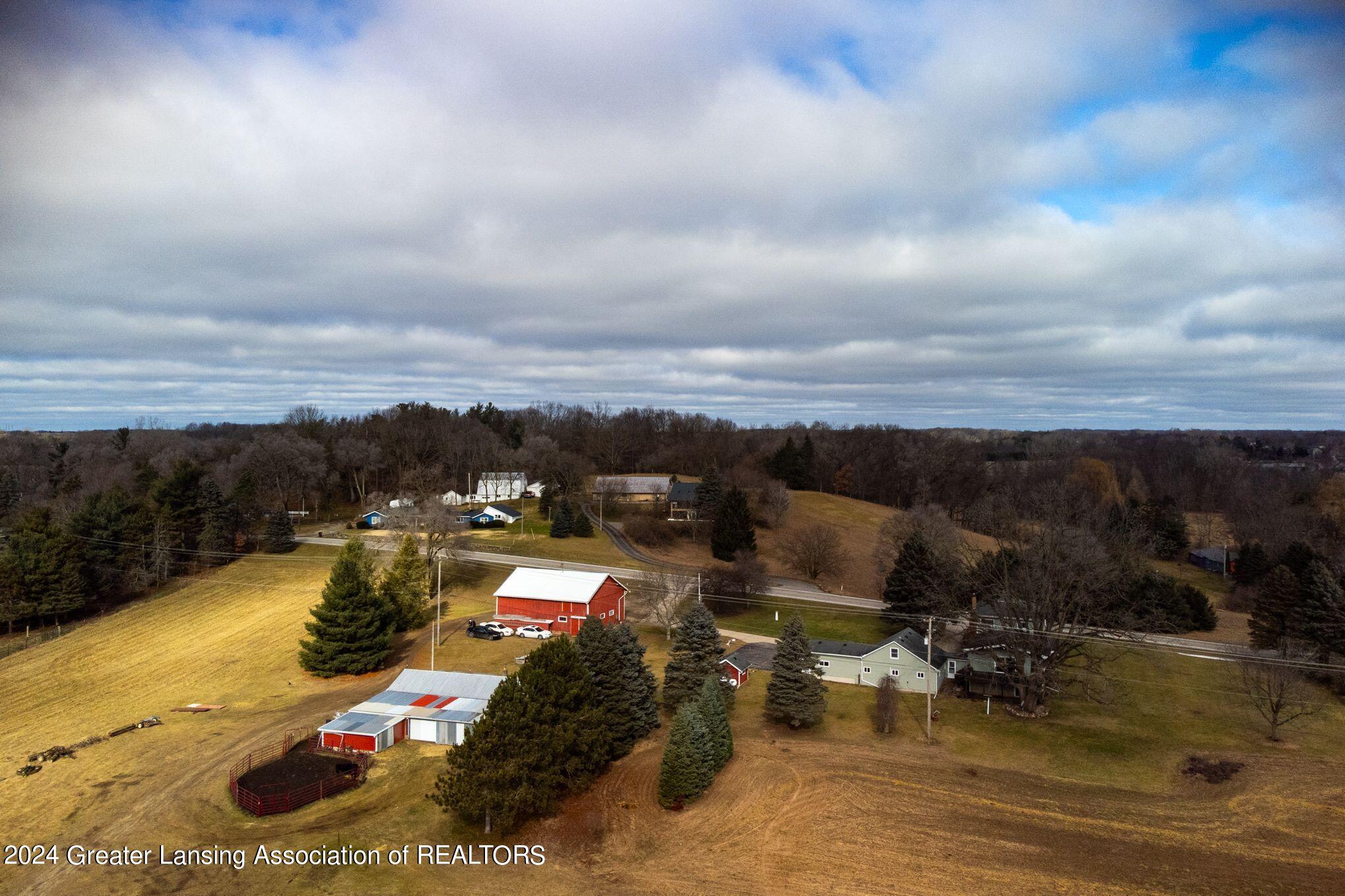 1211 West Dansville Road Mason, MI 48854 - Photo 29 of 33 aerial