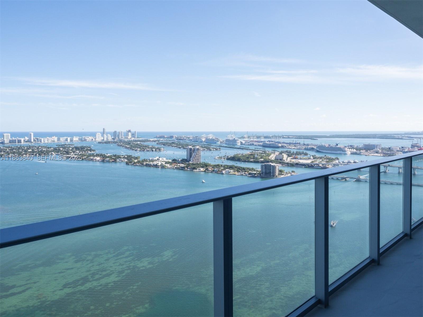 700 Northeast 24th Street, Unit 4806 Miami, FL 33137 - Photo 14 of 66 an aerial view of ocean and residential houses with outdoor space