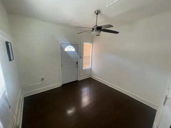 wooden floor in an empty room