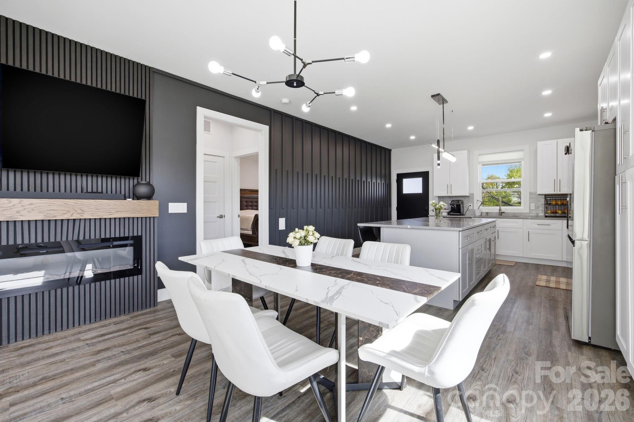 30 1st Street Canton, NC 28716 - Photo 9 of 39 a view of a dining room with furniture