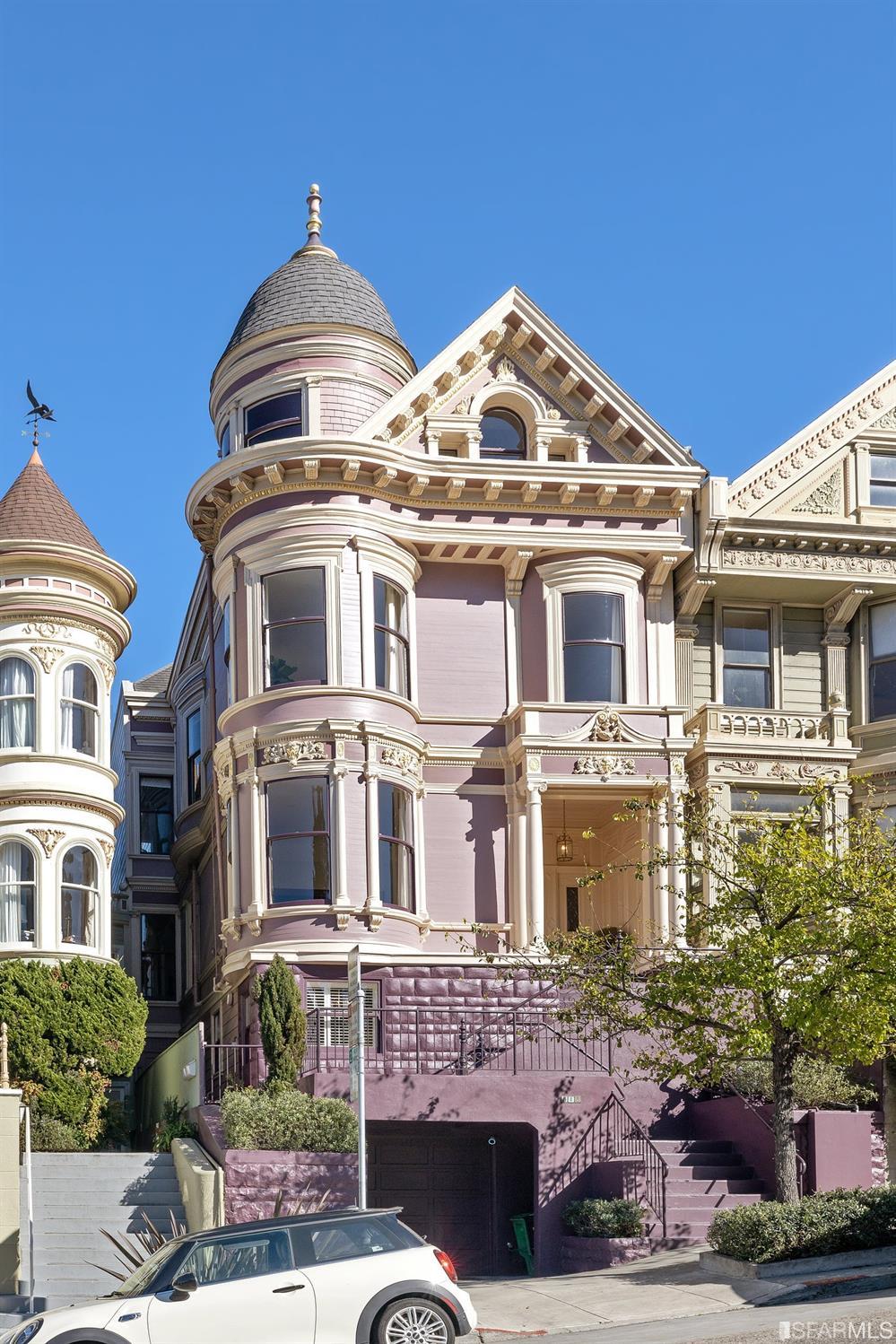 Lower level is complete with a separate au pair or guest quarters that includes a bedroom/lounge and a full-bath which can be accessed separately though the home’s side entrance. Down the hall are a home gym &amp; full-bathroom, a wine room, spacious laundry and utility areas, and a room with built-in storage that leads to the outdoor spa area with rain shower and cedar hot tub. There’s never been a better yard for entertaining; built-in seating, a roaring fire pit, and a concrete slide in its lower-level turf-lawn play space. This home offers a lifestyle surrounded by the beauty of Alamo Square Park, the vibrancy of Hayes Valley and Divisadero Corridor, and a clear connection to San Francisco’s downtown and beyond. &nbsp;