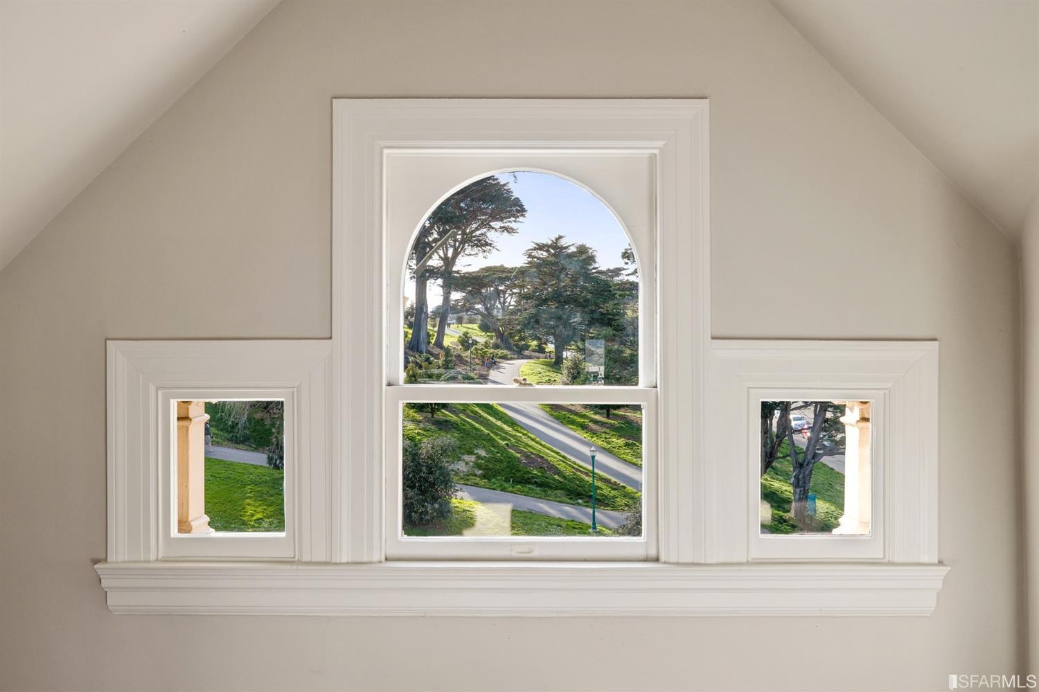 818 Steiner Street San Francisco, CA 94117 - Photo 39 of 74 Lower level is complete with a separate au pair or guest quarters that includes a bedroom/lounge and a full-bath which can be accessed separately though the home’s side entrance. Down the hall are a home gym & full-bathroom, a wine room, spacious laundry and utility areas, and a room with built-in storage that leads to the outdoor spa area with rain shower and cedar hot tub. There’s never been a better yard for entertaining; built-in seating, a roaring fire pit, and a concrete slide in its lower-level turf-lawn play space. This home offers a lifestyle surrounded by the beauty of Alamo Square Park, the vibrancy of Hayes Valley and Divisadero Corridor, and a clear connection to San Francisco’s downtown and beyond. 