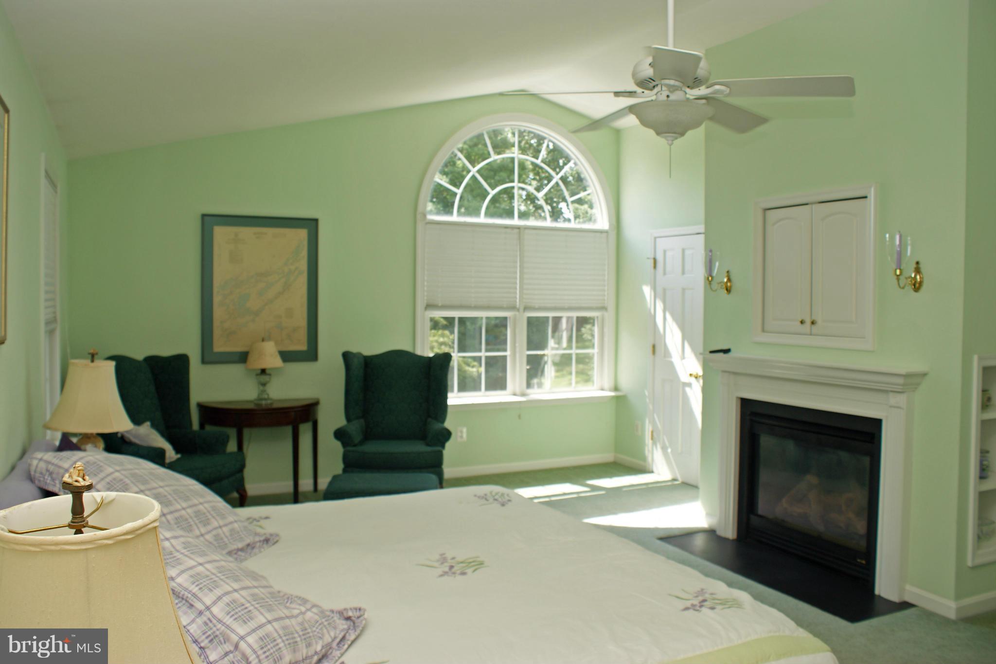 535 Stratford Road Fallston, MD 21047 - Photo 14 of 29 Master Bedroom Suite with Gas Fireplace