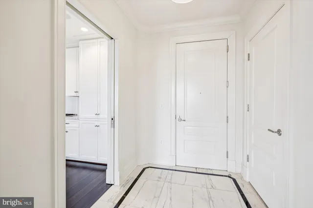 a view of empty room