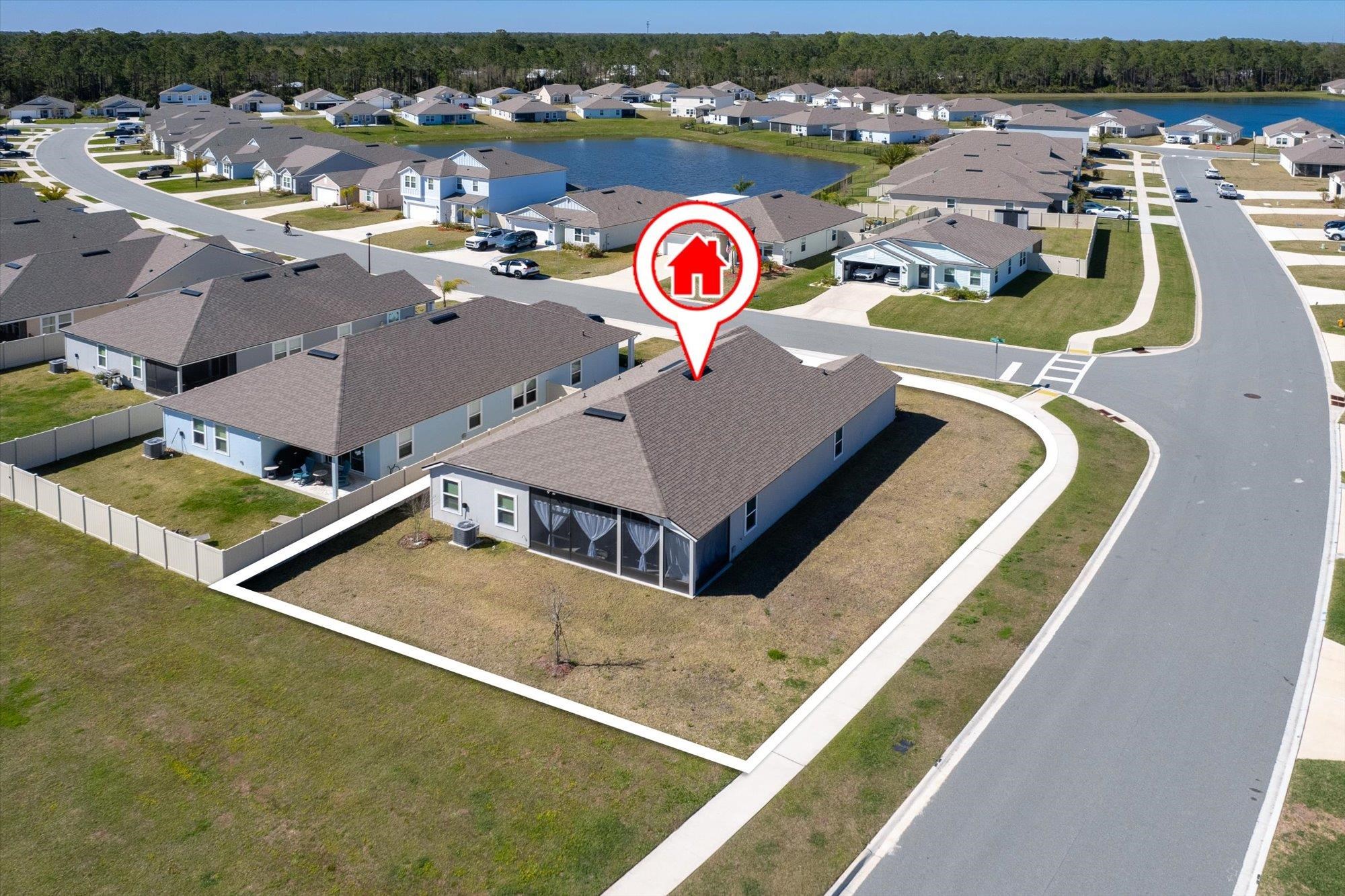 23 Alagon Way Street St. Augustine, FL 32084 - Photo 34 of 51 an aerial view of a tennis ground