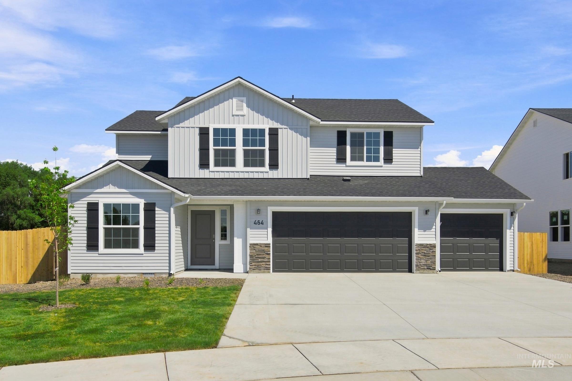 464 Merlin Court Middleton, ID 83644 - Photo 1 of 26 Two-story residence featuring light-toned siding and stone accents