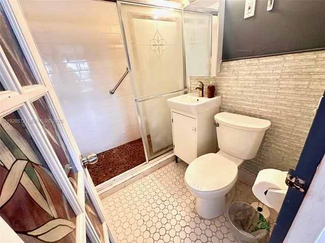 a close view of closet