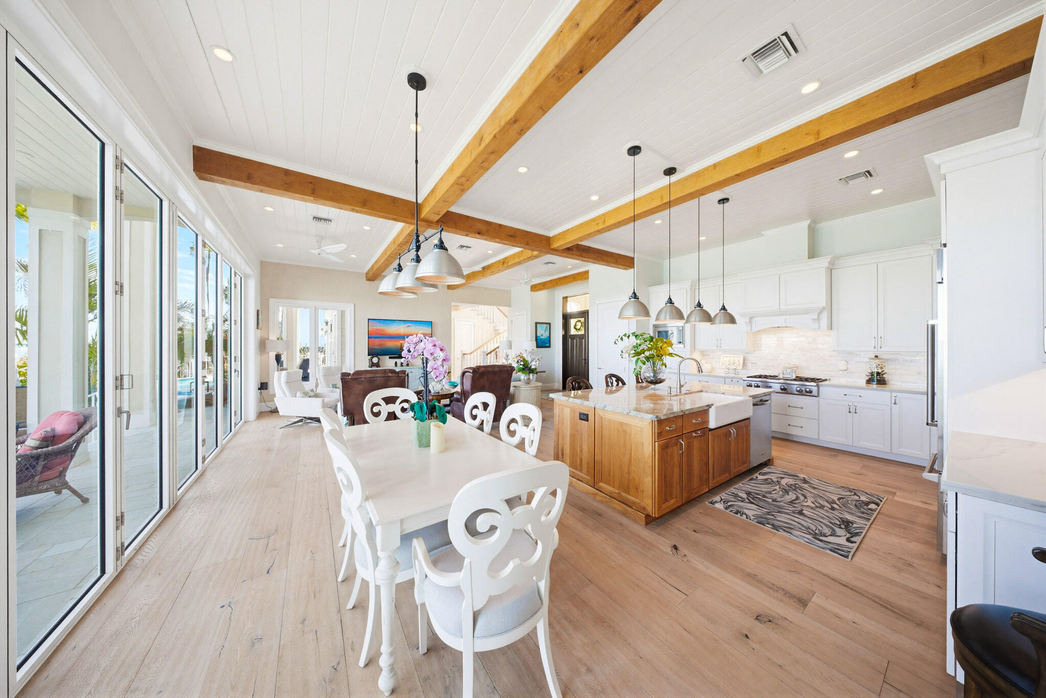 421 La Fitte Road Summerland Key, FL 33042 - Photo 19 of 75 Open Living Dining Area