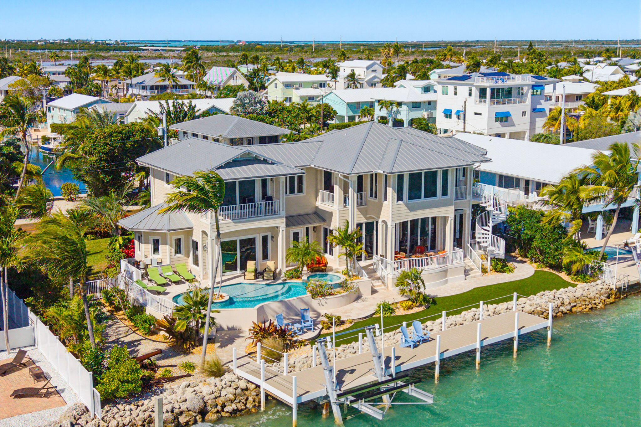 421 La Fitte Road Summerland Key, FL 33042 - Photo 64 of 75 Rear Aerial