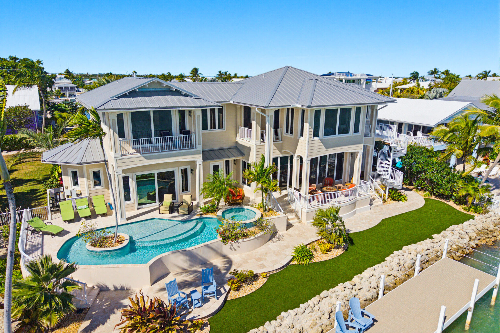 421 La Fitte Road Summerland Key, FL 33042 - Photo 65 of 75 Rear Aerial