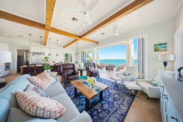 a kitchen with a refrigerator and a refrigerator