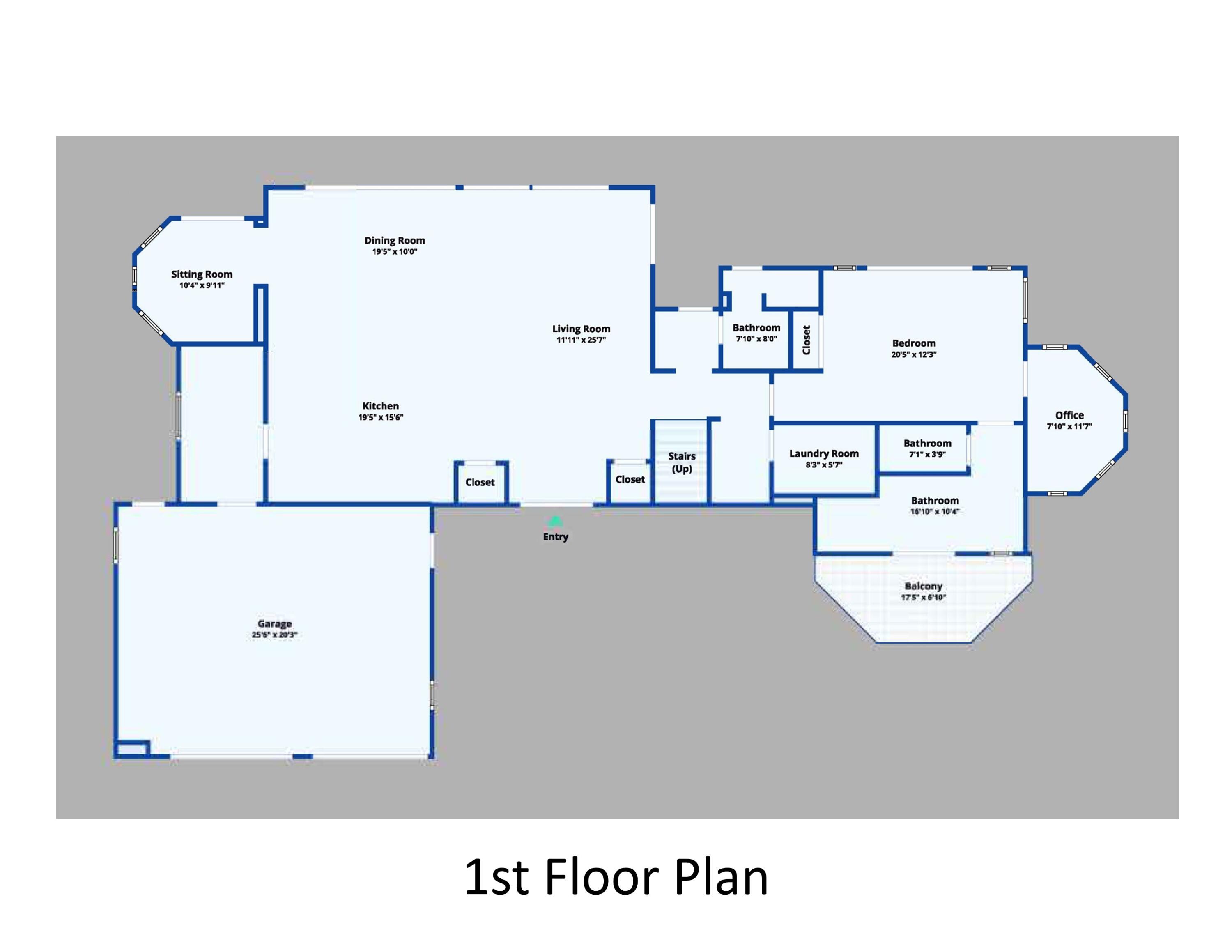 421 La Fitte Road Summerland Key, FL 33042 - Photo 74 of 75 1st Floor Plan