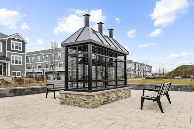 a view of a chairs and table in the terrace