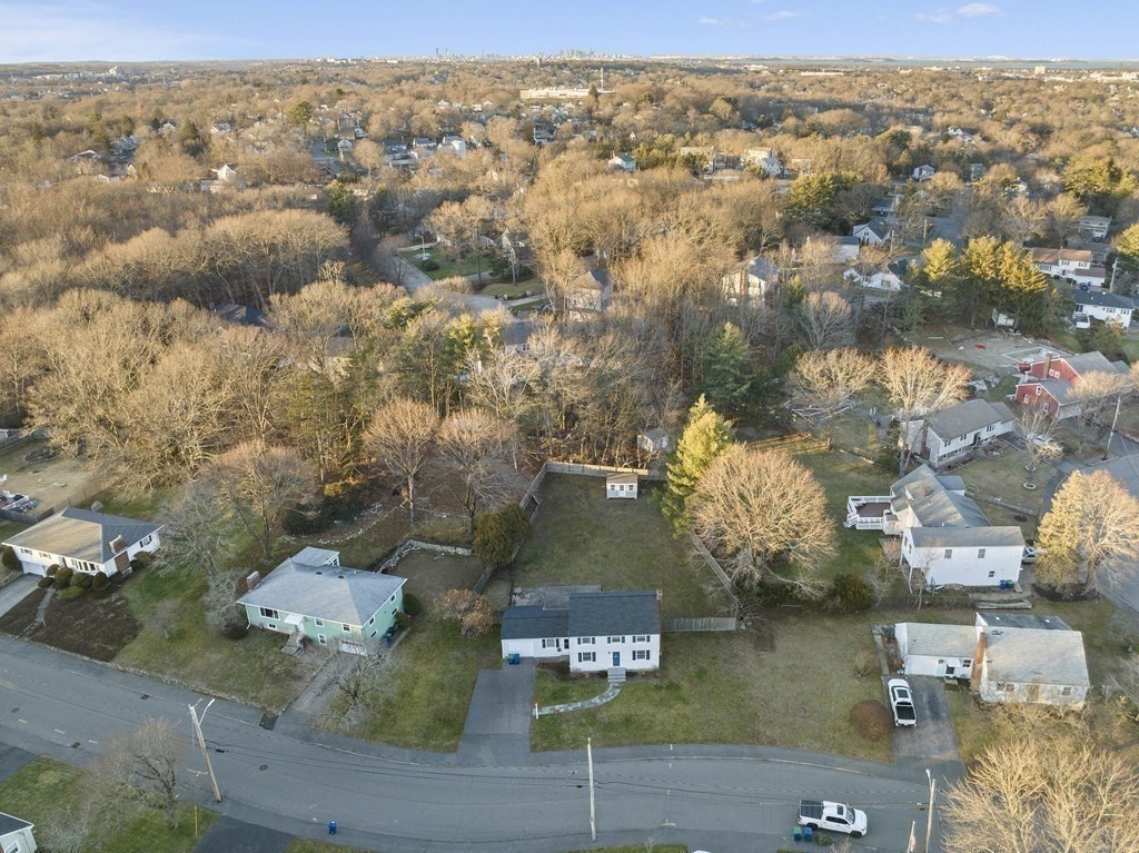 57 Norfolk Road Braintree, MA 02184 - Photo 24 of 30 an aerial view of residential houses with outdoor space