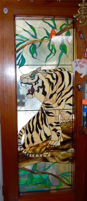 309 Legion Park Road Windsor, ME 04363 - Photo 26 of 35 ...and its opposite stained glass panel.