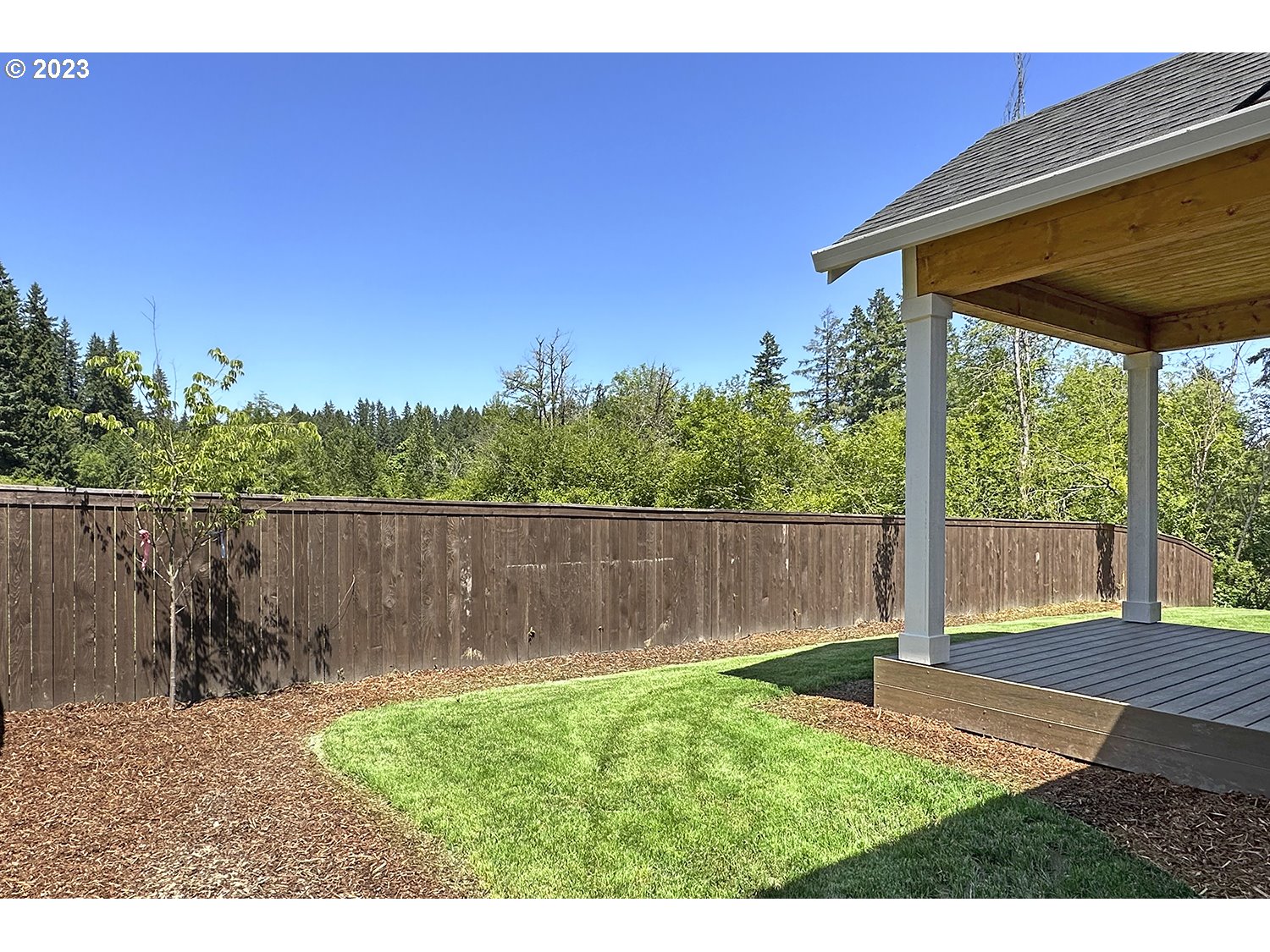 14915 Northeast 40th Street Vancouver, WA 98686 - Photo 16 of 17 a view of a backyard with a small cabin