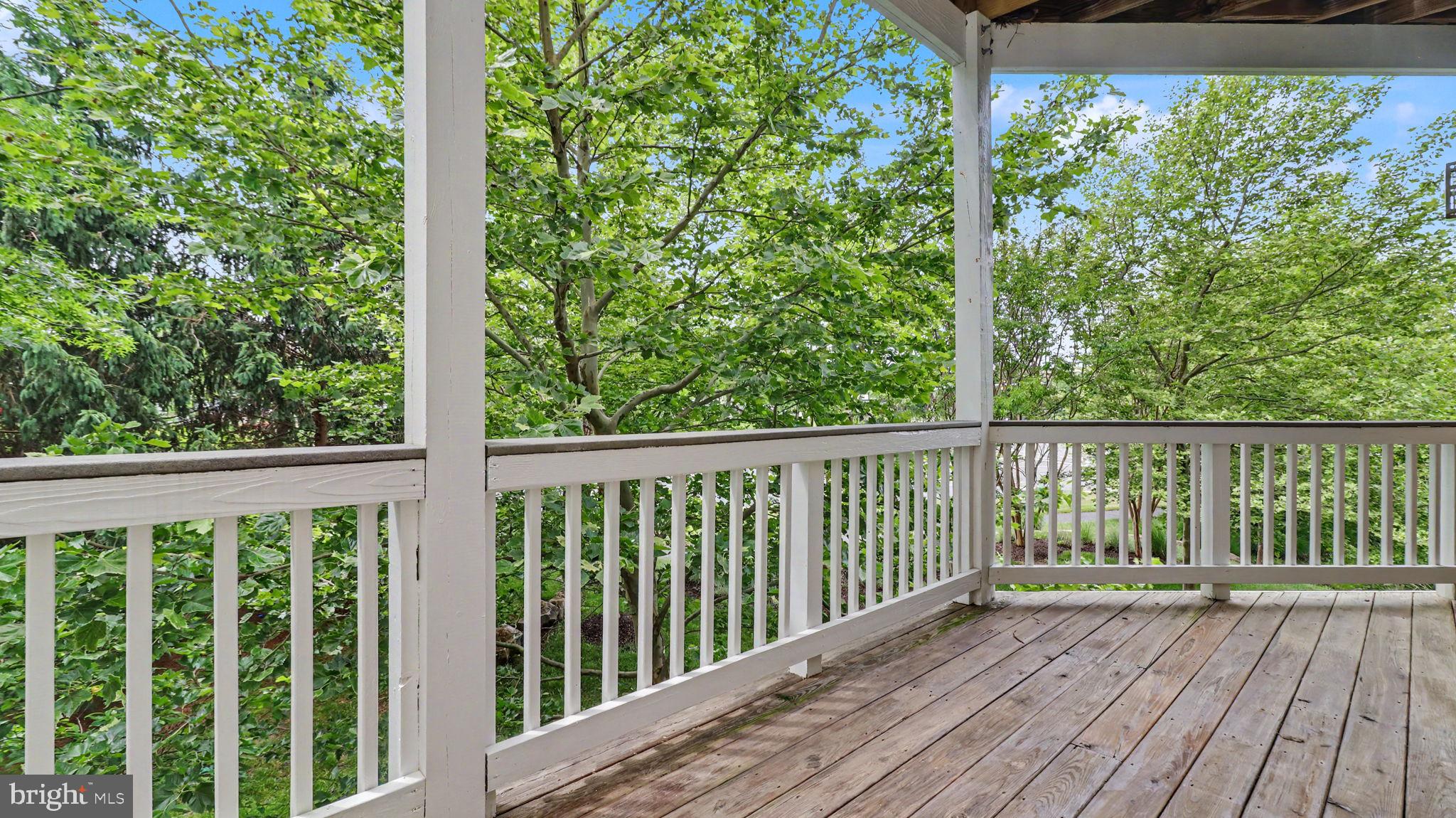 42371 Trellis Square Brambleton, VA 20148 - Photo 31 of 70 Serene balcony with lush greenery views.