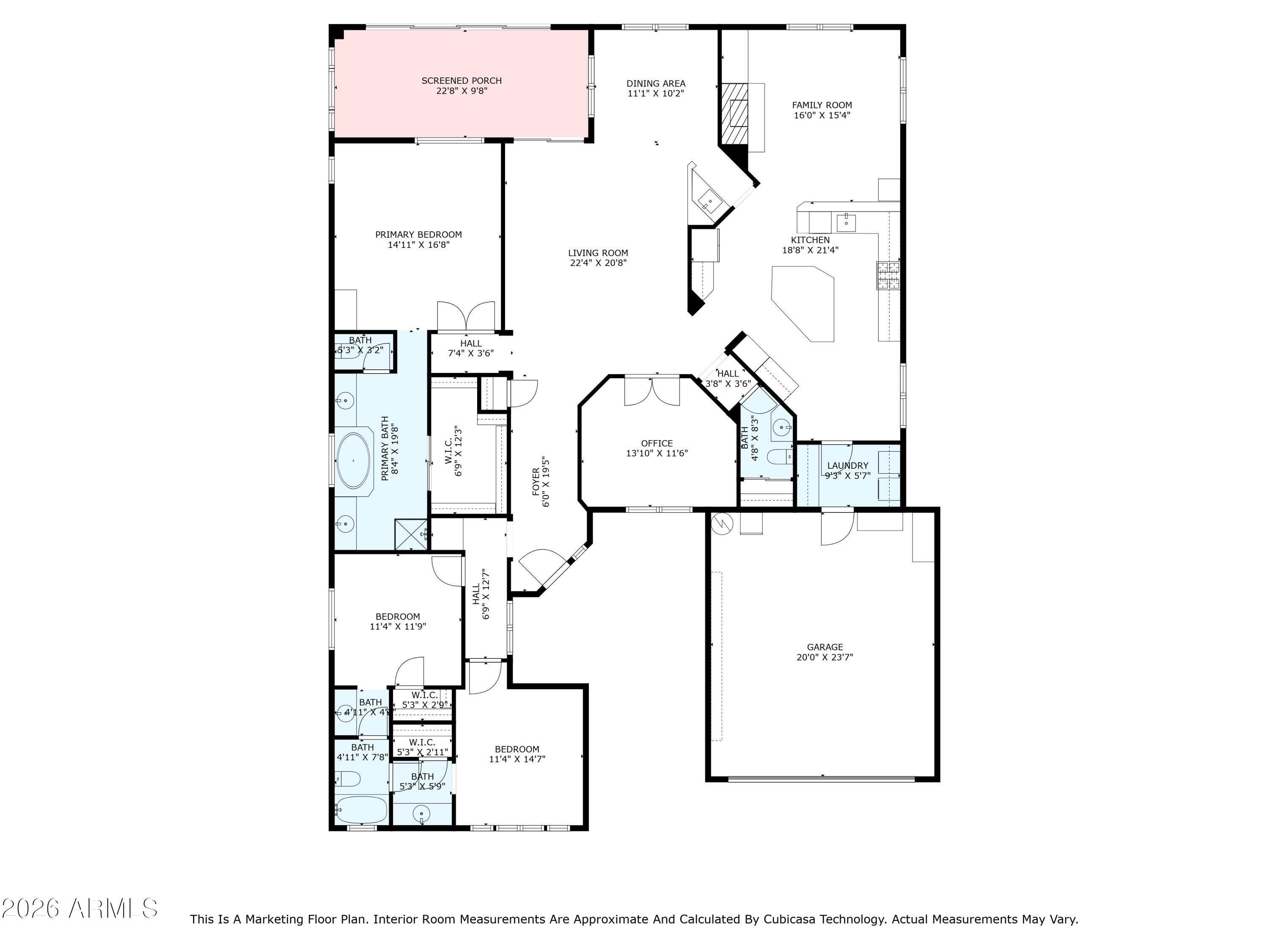 755 East Orchid Lane Gilbert, AZ 85296 - Photo 47 of 47 2-With Dimensions