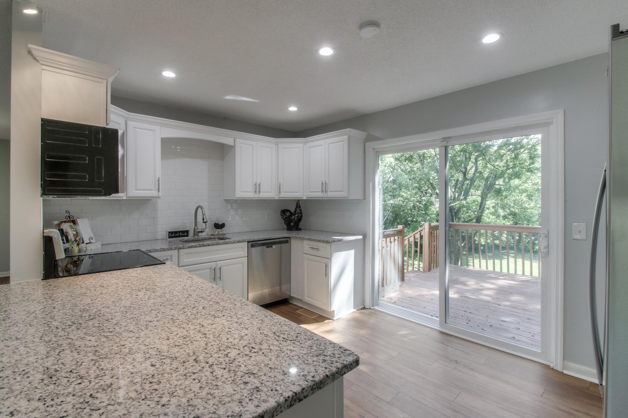 4855 Payne Road Antioch, TN 37013 - Photo 6 of 21 Newly installed granite in kitchen. Space for barstools as well.