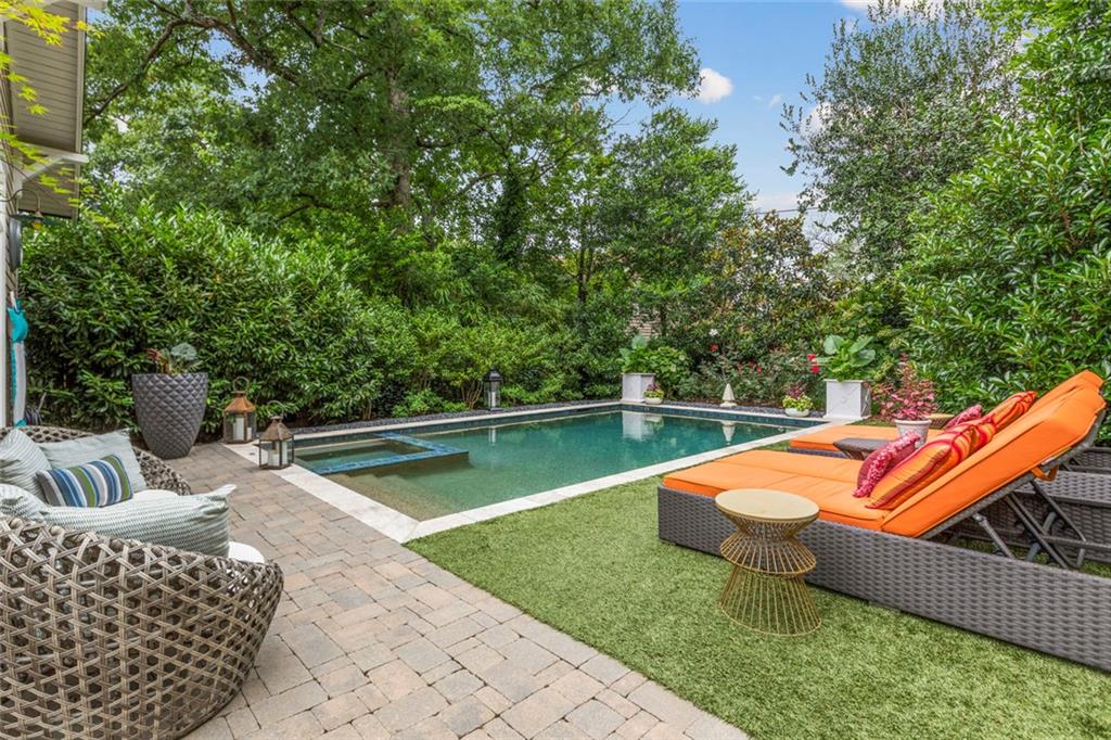 976 Adair Avenue Northeast Atlanta, GA 30306 - Photo 36 of 38 a view of swimming pool with lounge chair