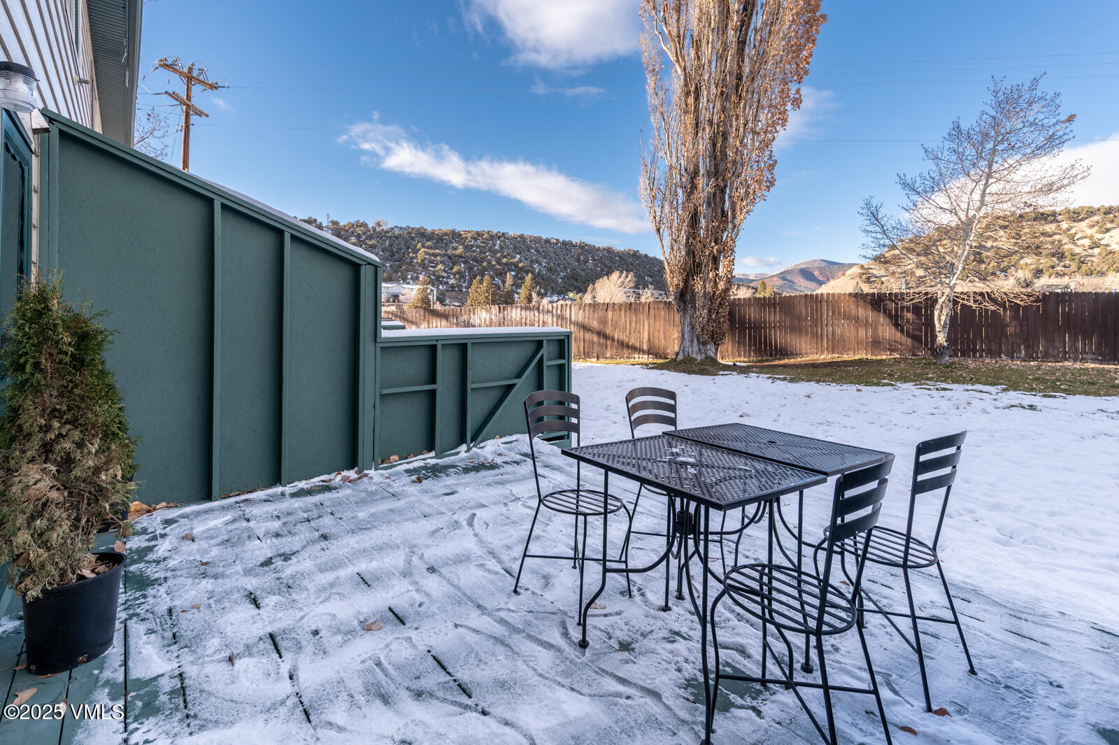 85 Chambers Avenue, Unit 10 Eagle, CO 81631 - Photo 15 of 37 a view of a backyard with furniture and a tree