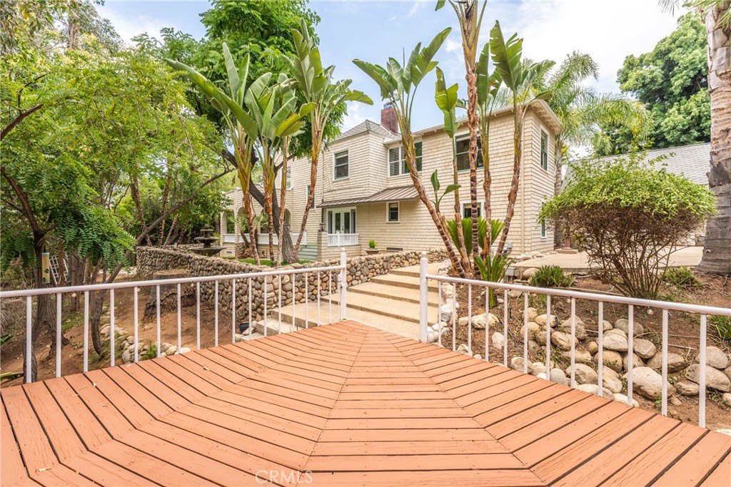 16 Campbell Avenue Redlands, CA 92373 - Photo 53 of 57 a view of a house with wooden deck