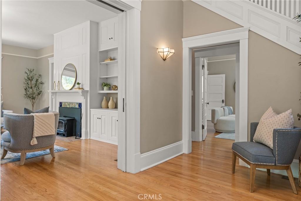 16 Campbell Avenue Redlands, CA 92373 - Photo 9 of 57 a living room with furniture and a fireplace