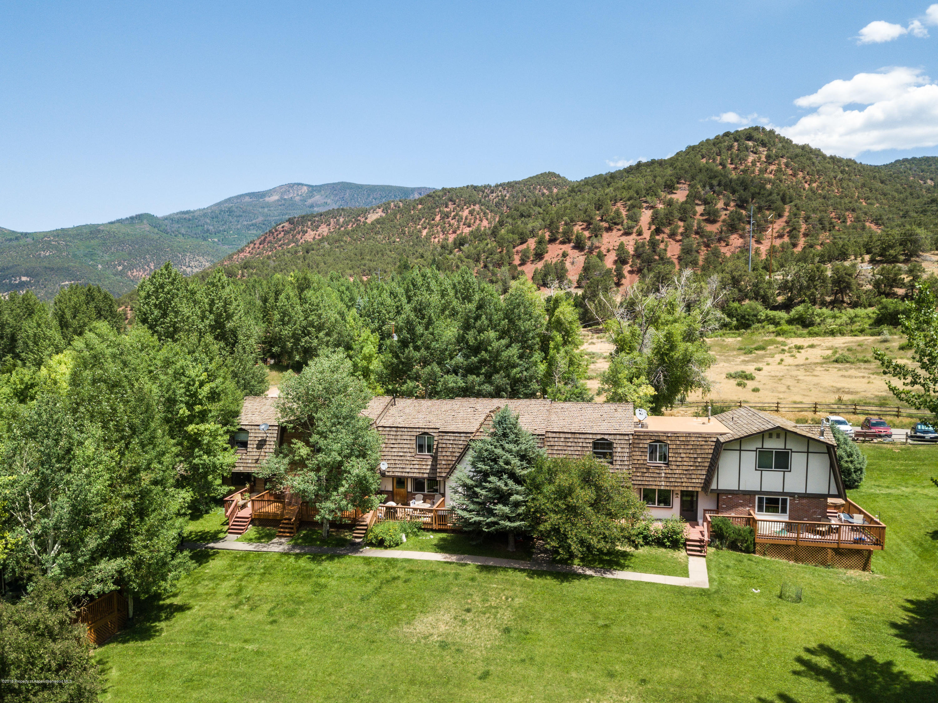 331 Holland Hills Road, Unit 6 Basalt, CO 81621 - Photo 18 of 27 an aerial view of a house with a garden