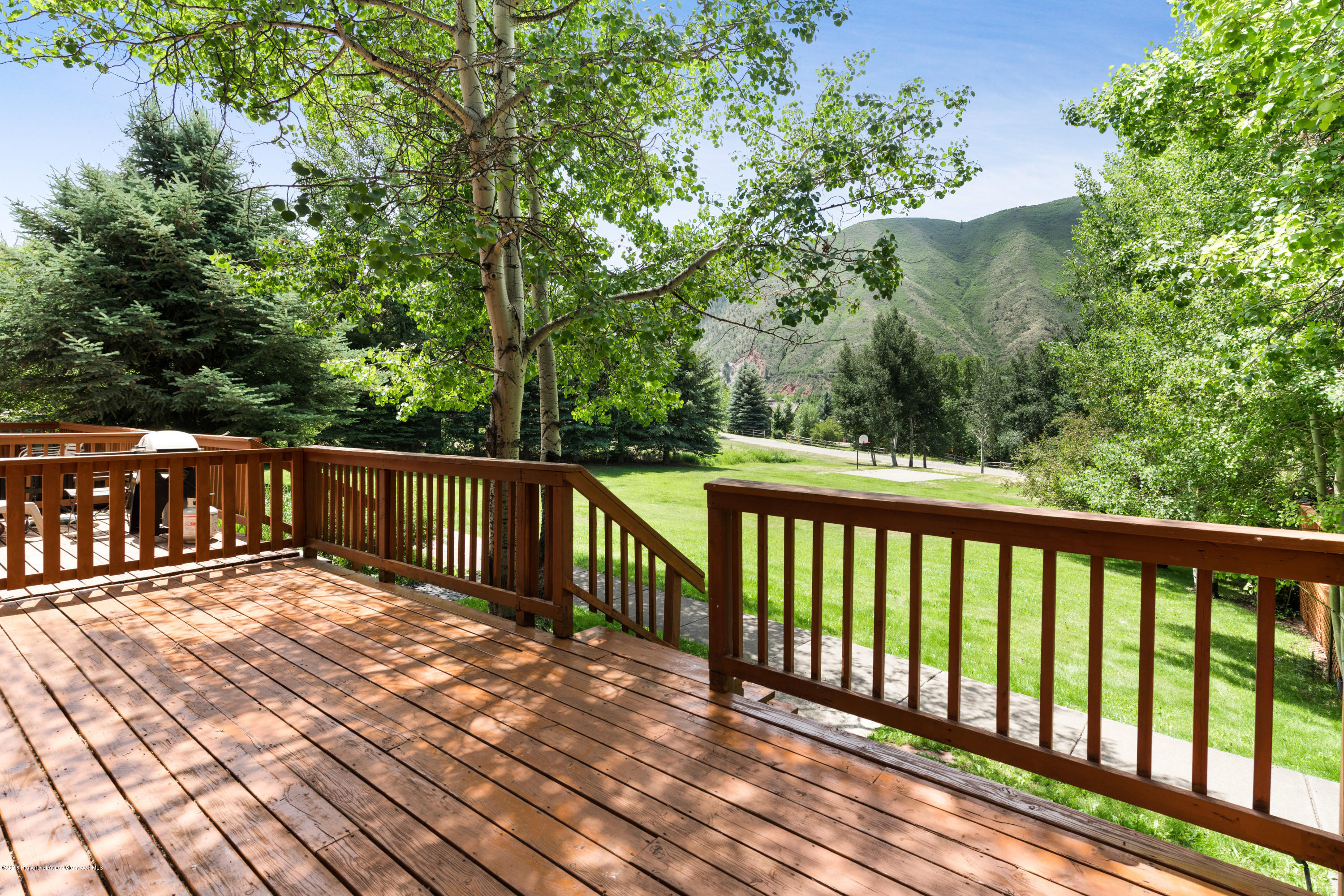 331 Holland Hills Road, Unit 6 Basalt, CO 81621 - Photo 22 of 27 a view of a wooden roof deck