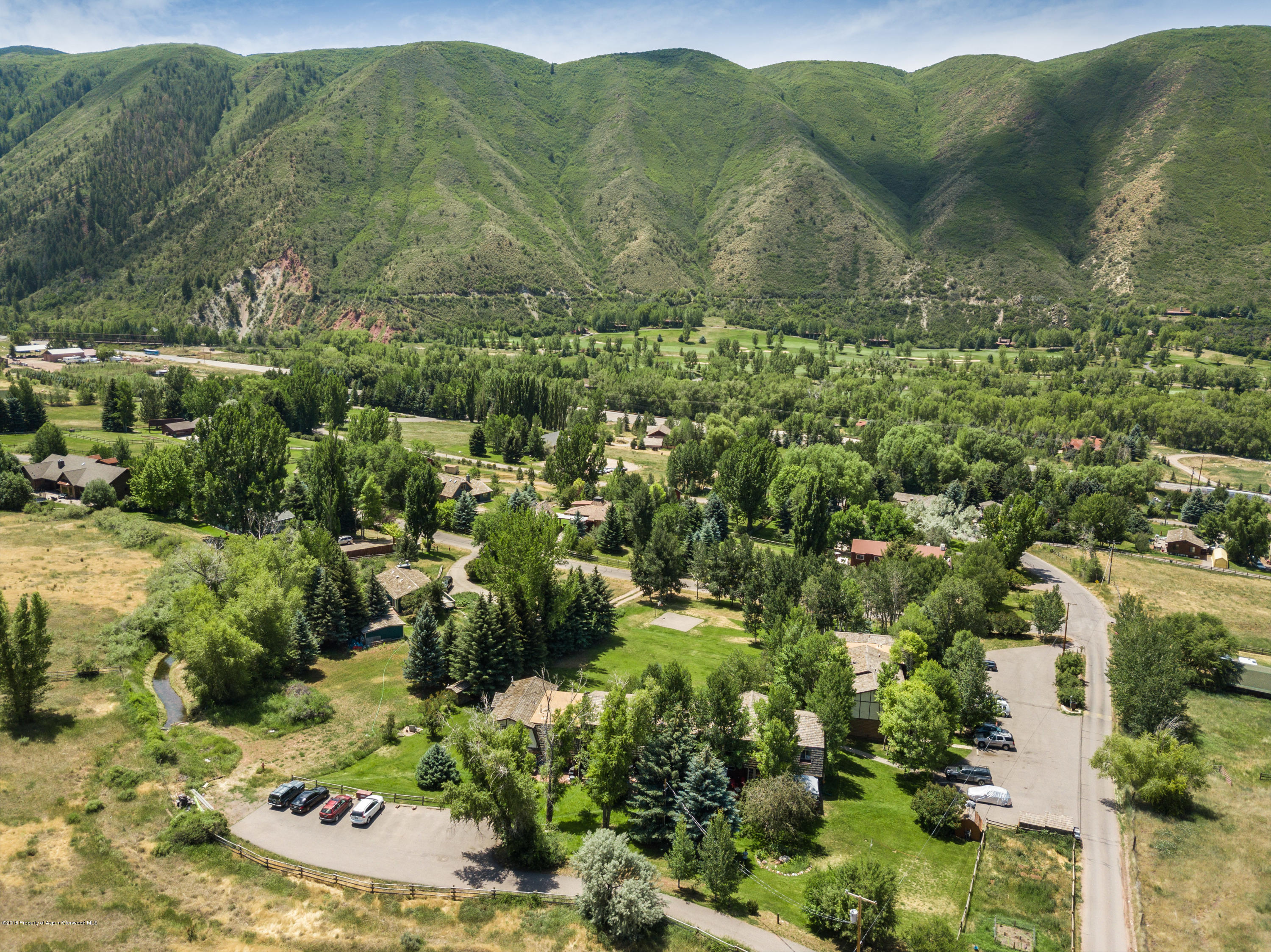 331 Holland Hills Road, Unit 6 Basalt, CO 81621 - Photo 23 of 27 a view of a lush green hillside and houses