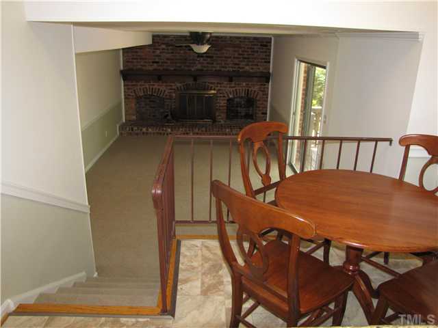 716 Merwin Road Raleigh, NC 27606 - Photo 12 of 24 Kitchen & Breakfast area looking into the family room.
