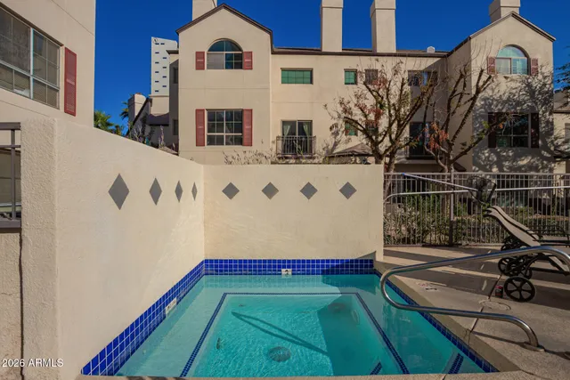 a view of a house with a swimming pool