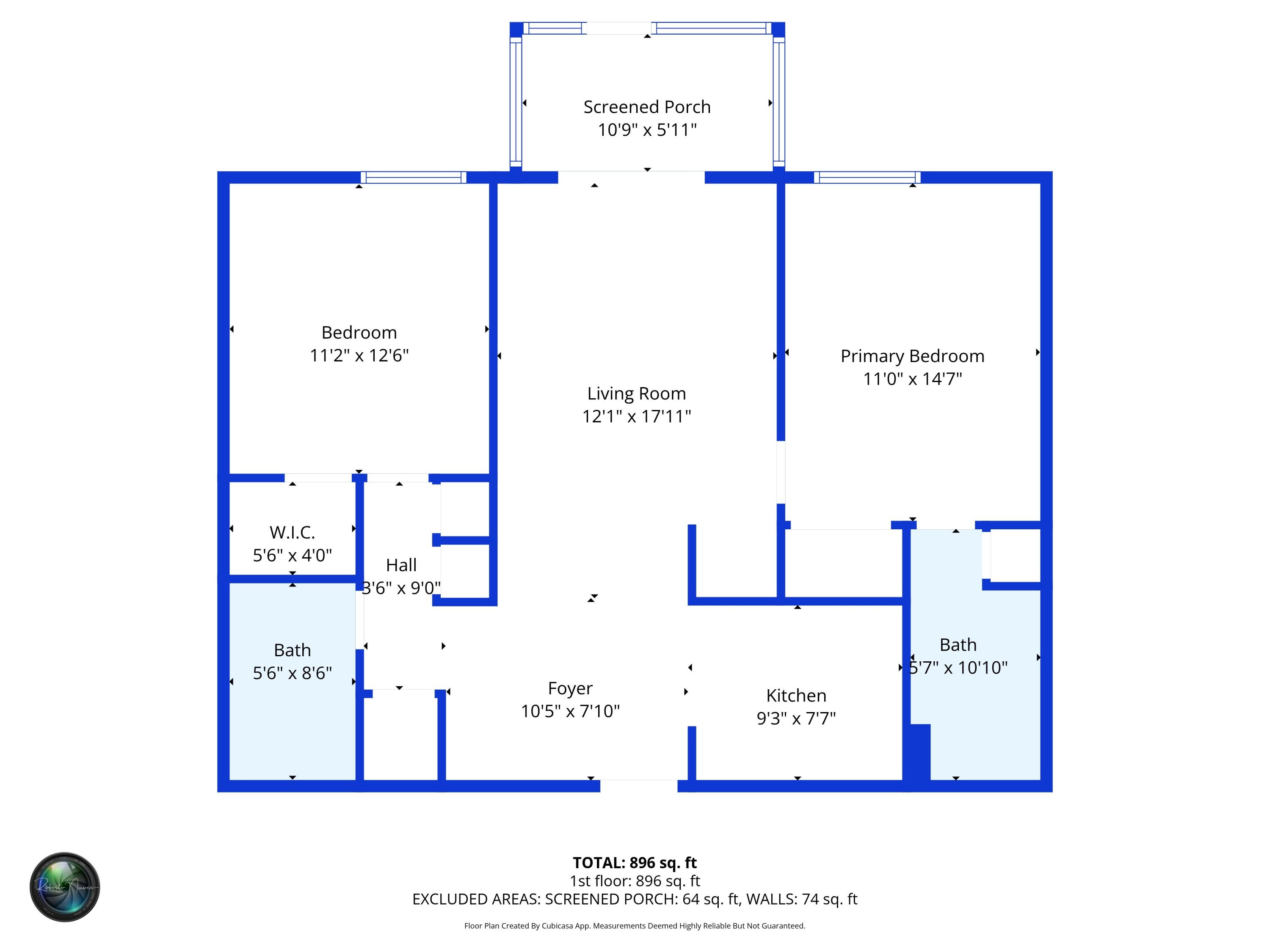 490 Northwest 20th Street, Unit 1030 Boca Raton, FL 33431 - Photo 18 of 18 Floor Plan