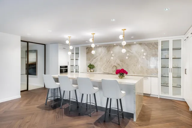 a view of a terrace with chairs