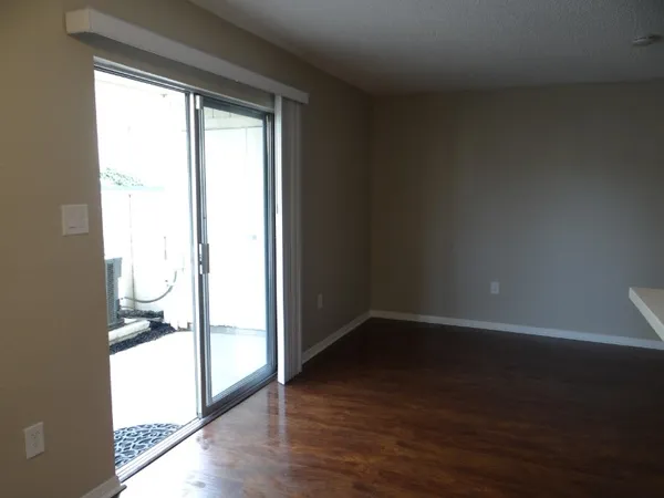 an empty room and wooden floor